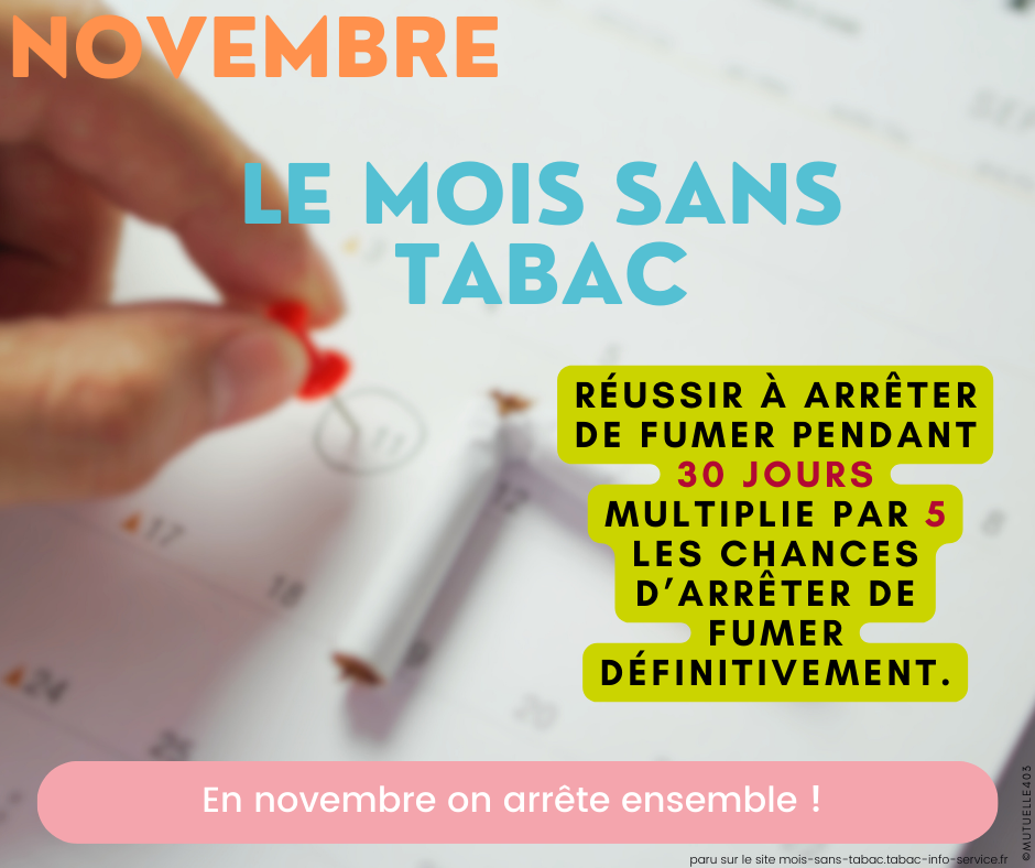 Personne qui note la date de son premier jour sans tabac sur son calendrier